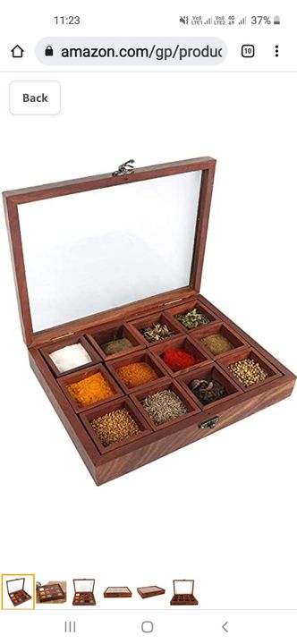 Wooden Spice /Dry fruits Box uploaded by CAPITAL MART on 1/2/2022