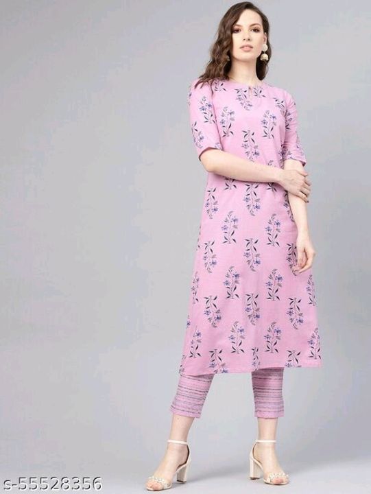 Baby pink Kurta set uploaded by business on 1/2/2022