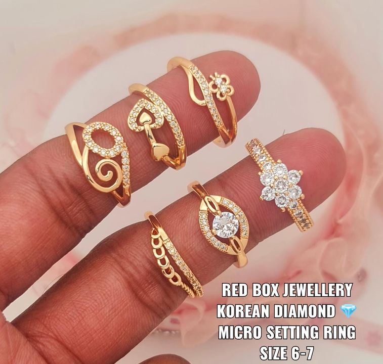 KOREAN RING 6PC COMBO uploaded by business on 1/3/2022