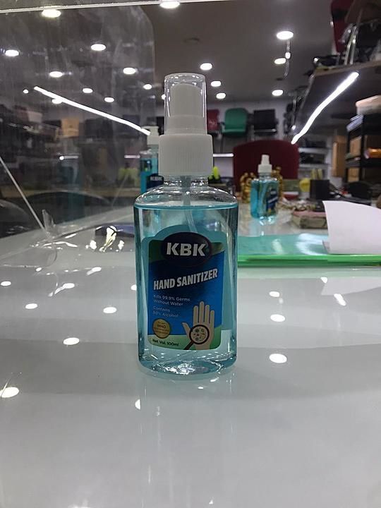 Kbk 100 ml mist spray 80% alcohol hand sanitizer  uploaded by Sri sai veerabadhra furnitures  on 9/28/2020