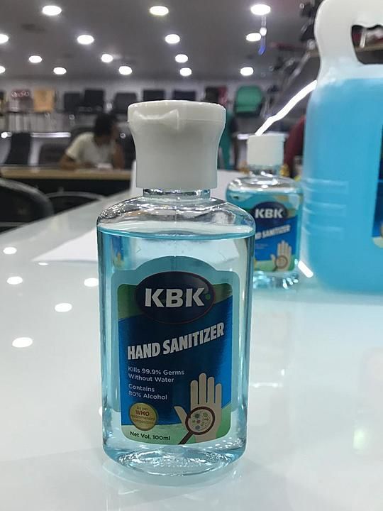 Kbk 100ml flip cap 80 % alcohol hand sanitizer  uploaded by Sri sai veerabadhra furnitures  on 9/28/2020
