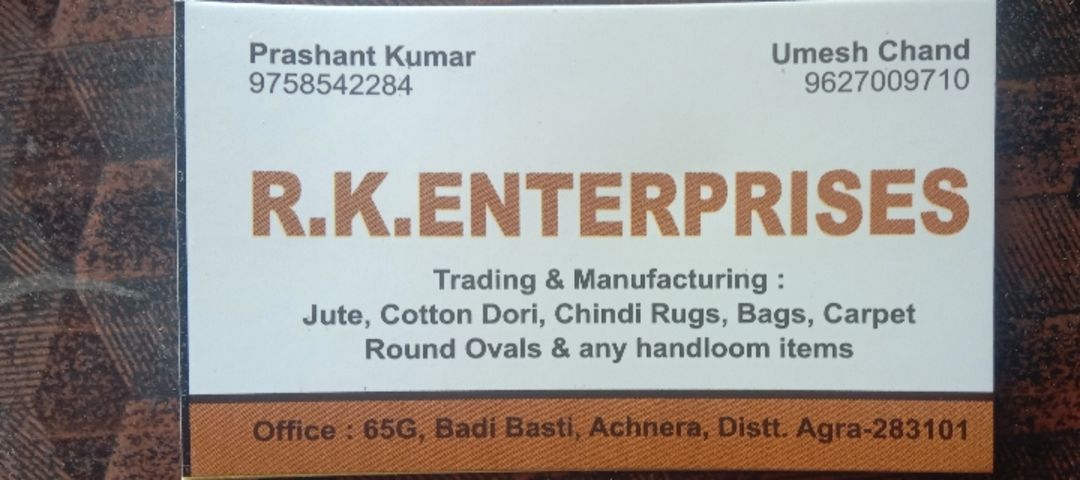 Visiting card store images of Bags