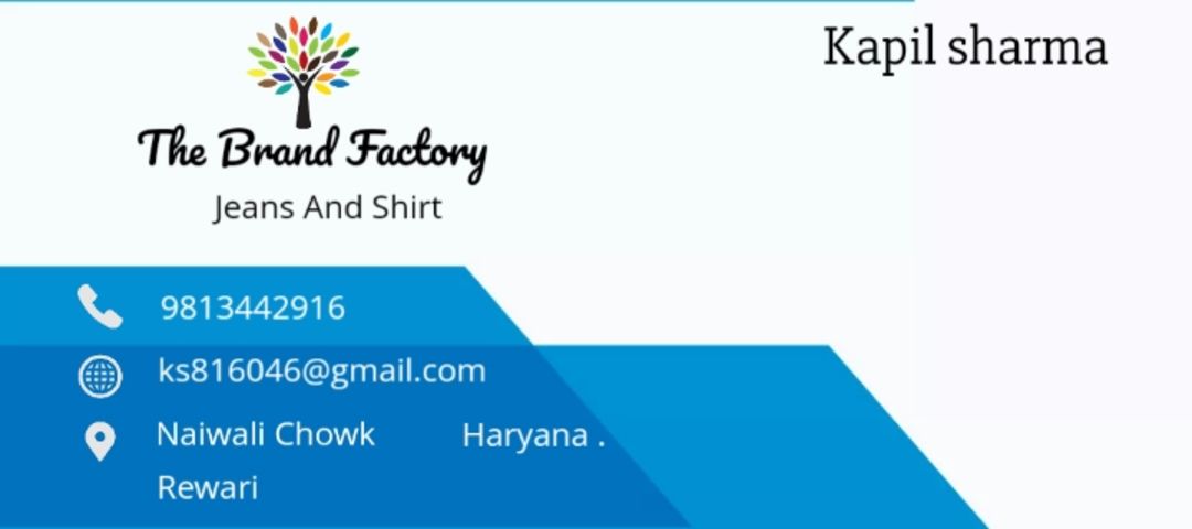 Visiting card store images of The Brand Factory