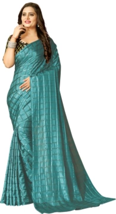 Checkered Daily Wear saree  uploaded by business on 1/3/2022