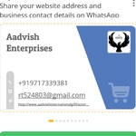 Business logo of Aadvish Enterprises