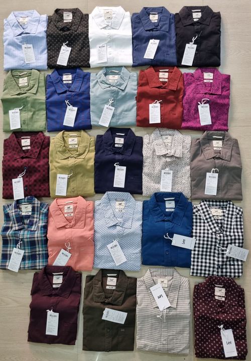 Post image *LEE SHIRTS*only wholesale 9322739456CURRENT ARTICLESMOQ-100SIZE S TO XXLWITH MRP TAG