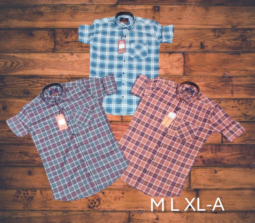 Post image Cotton fine quality checks casual shirts.
M.l.xl.
MOQ : 9pcs.
Wholesale price : 250/-
All over India delivery service.
Order on done whatsapp number: 9702204385