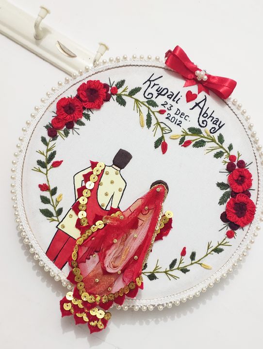 Hoop embroidery gift uploaded by Handmade fashion on 1/3/2022