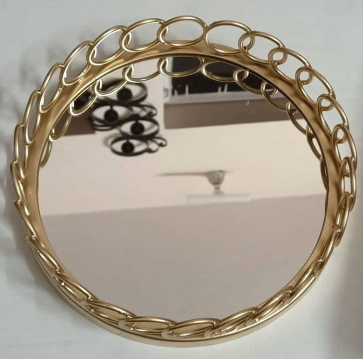 Post image mirror gold plated