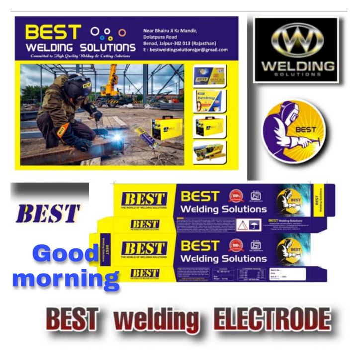 Post image Best Welding is manufacturing welding electrodes,Mig wire , welding machines , accessories with complete range and superior quality .