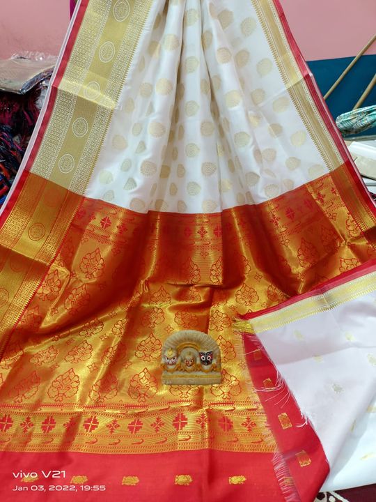 Pure south silk saree uploaded by business on 1/4/2022