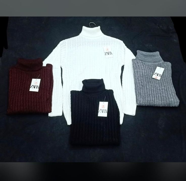 High neck sweater zara uploaded by AB19fashion choice on 1/4/2022