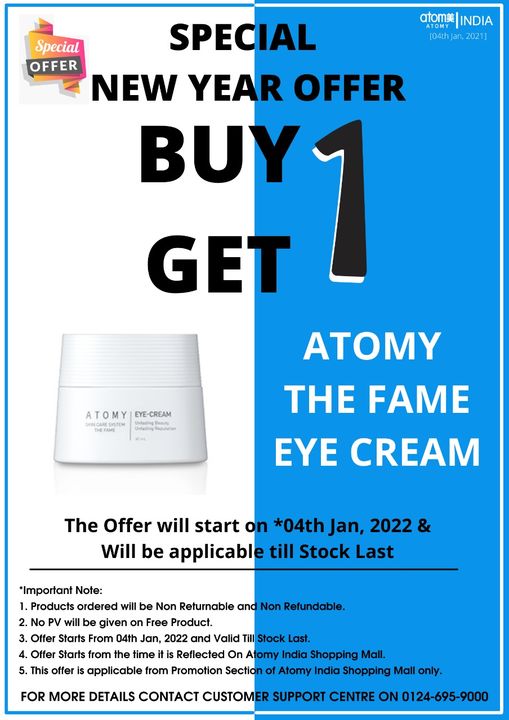 Atomy Fame Eye Cream uploaded by Laxmi Atomy India on 1/4/2022