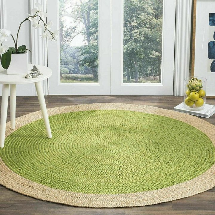 Designer round shape rug uploaded by Gagan Carpet Rugs on 1/4/2022