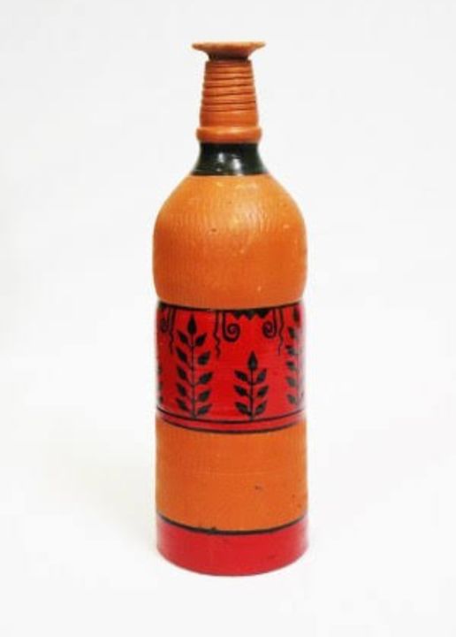 Terracotta bottle showpisce uploaded by business on 1/4/2022