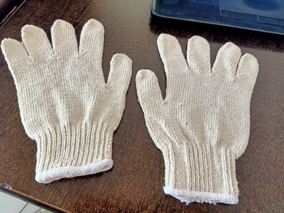 Post image I want 10000 Pieces of safety cotton hand gloves .
Below is the sample image of what I want.