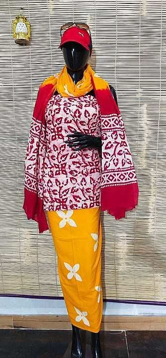 Cotton suits with cotton dupatta  uploaded by business on 9/28/2020