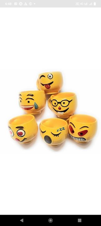 Post image I want 60 Pieces of I want smile face cups 20 dozen .
Below is the sample image of what I want.