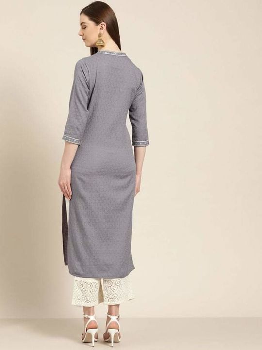 Grey cotton dobby straight embroidered kurta

 uploaded by business on 1/4/2022