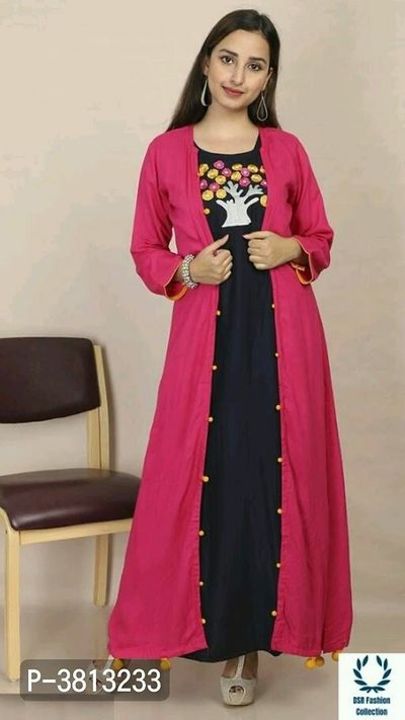 Post image Stylish Women's mustard And Blue Rayon  Embroidered Kurta

Within 8-10 business days However, to find out an actual date of delivery, please enter your pin code.