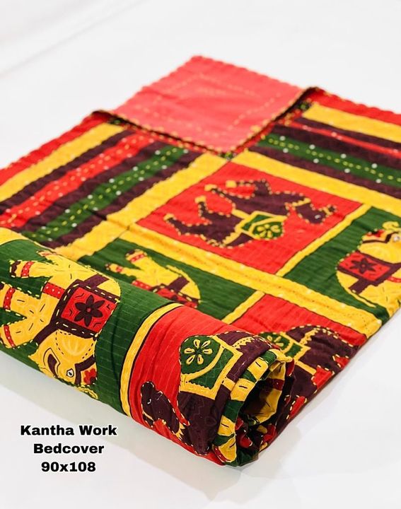 Katha bedcovers  uploaded by Dikrati traders on 1/5/2022