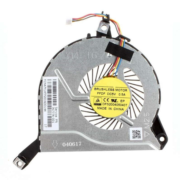 Laptop CPU Cooling Fan For HP Pavilion 15P

 uploaded by COMPLETE SOLUTIONS on 1/5/2022