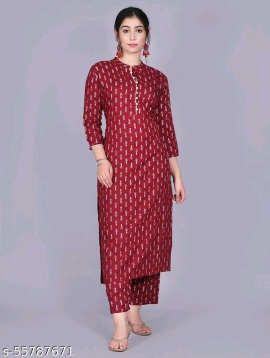 Kurti pent set uploaded by Simar Collection on 1/5/2022
