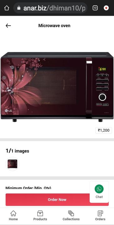 Microwave oven uploaded by DHIMAN ELECTRONICS AND BUSINESS on 1/5/2022