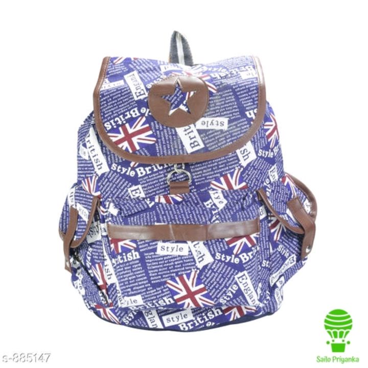 Classy Canvas Women's Backpacks
Material: Canvas

Size: (L x W x H) - 38 cm x 38 cm x 10 cm

capacit uploaded by Meesho on 1/5/2022