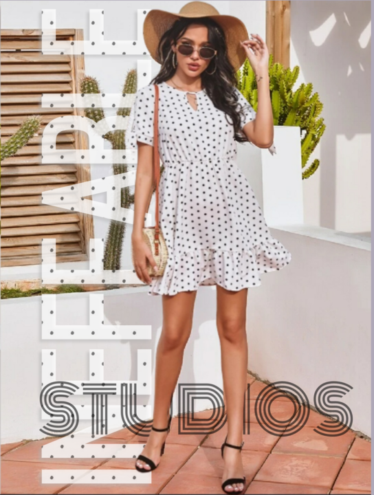 Polka dots dress uploaded by business on 1/5/2022