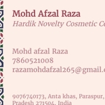 Business logo of Mohd afzal Raza