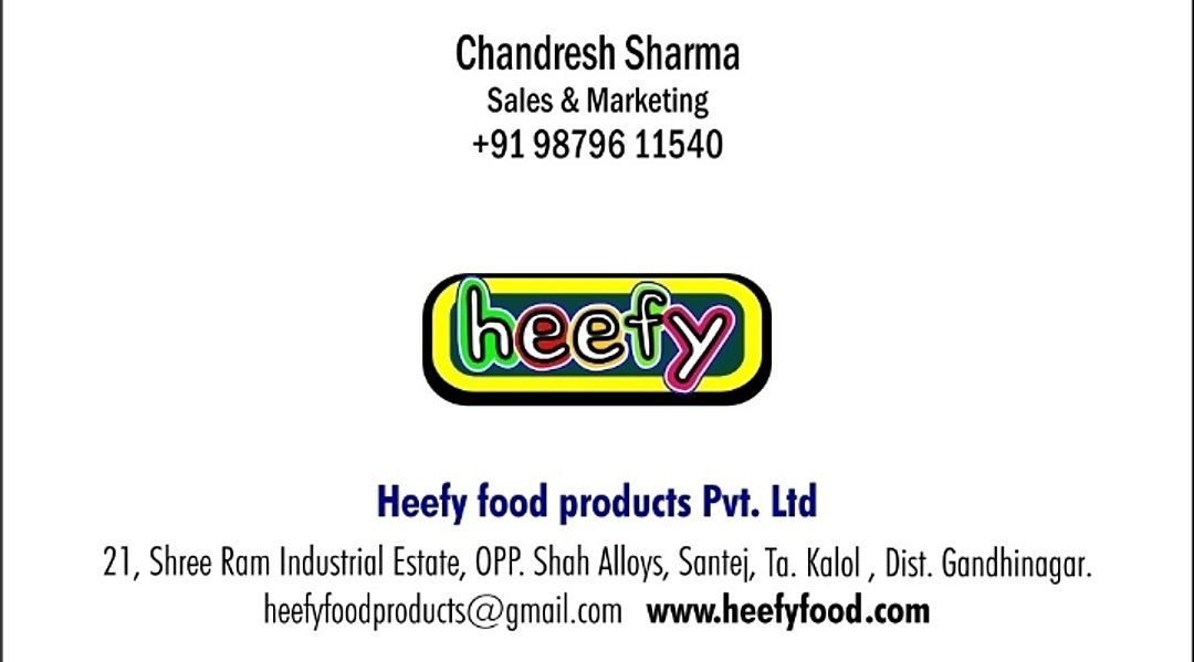 Heefy Foods Products Pvt Ltd