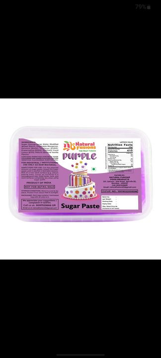 Purple fondant  uploaded by Natural Fusions on 1/5/2022