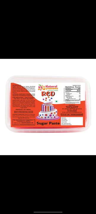 Red fondant  uploaded by Natural Fusions on 1/5/2022