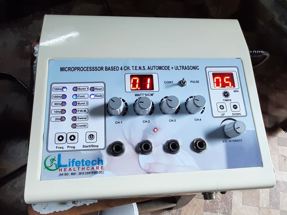 4ch Tens+1mhz ultrasonic combo unit uploaded by Lifetech Healthcare on 1/5/2022