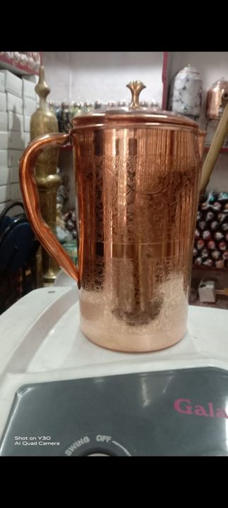 Pure copper jug uploaded by Mak handicrafts on 1/5/2022
