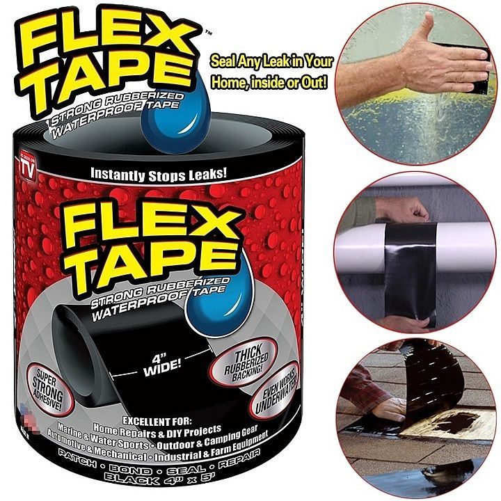 Flex Tape 4 X 5 Inch Roll

 uploaded by Wholestock on 9/29/2020