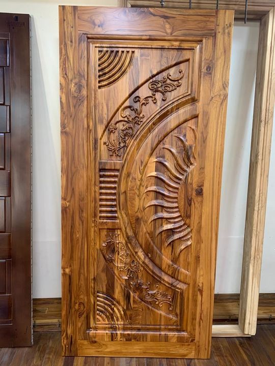 Teak wood door uploaded by Max Wood Carving on 1/5/2022