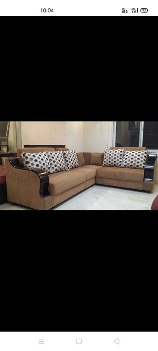 Hair type corner sofa set uploaded by business on 1/5/2022