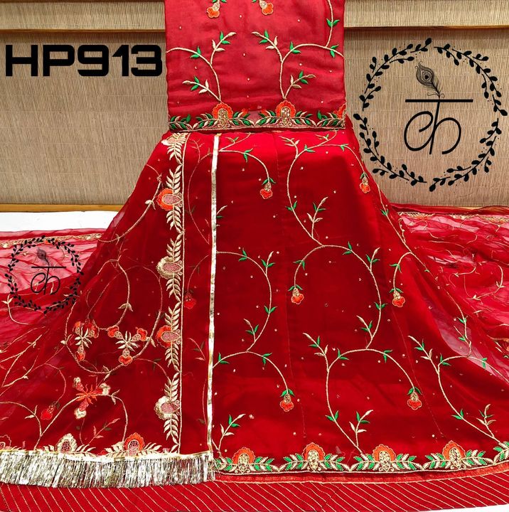 * HALF PURE POSHAK*

*Good Quality Half Pure fabric  *

*Hevy Barik Zari  work with Stone touch*

*H uploaded by business on 1/5/2022