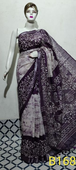 Bhagalpuri batik print Saree uploaded by business on 1/5/2022