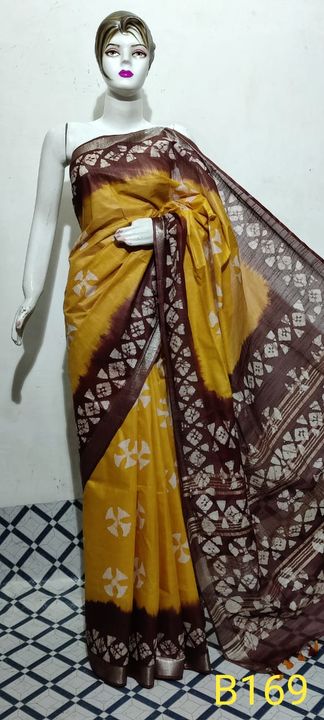Bhagalpuri batik print Saree uploaded by business on 1/5/2022