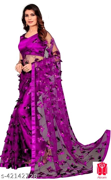 Catalog Name:*Myra Voguish Sarees*
Saree Fabric: Net
Blouse: Separate Blouse Piece
Blouse Fabric: Sa uploaded by business on 1/6/2022