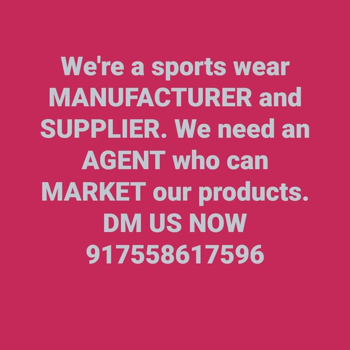 Post image Required Distributor for sports wear