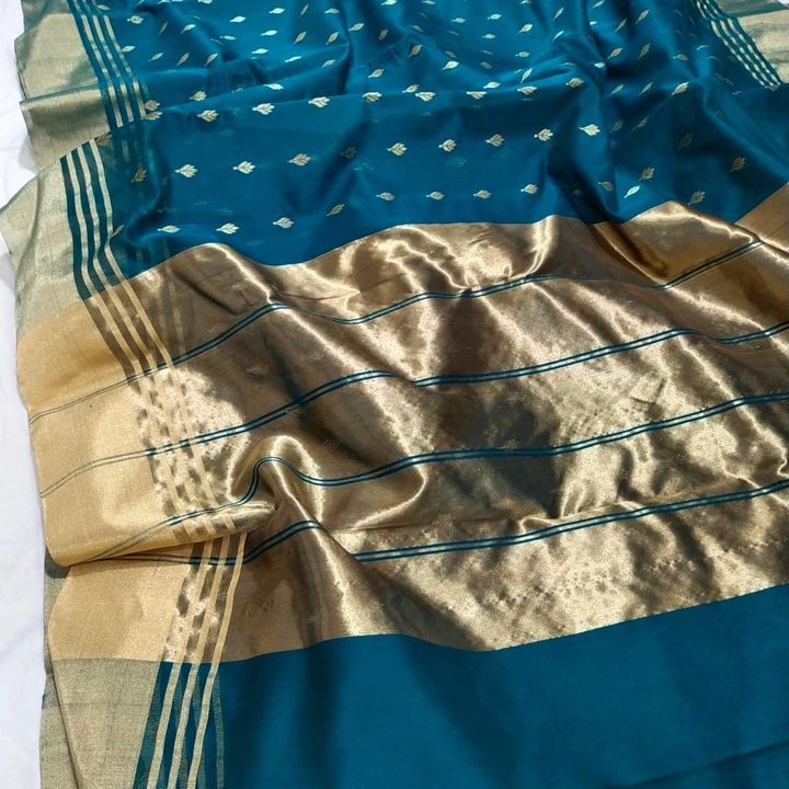 Chanderi Handloom silk saree's uploaded by business on 1/6/2022