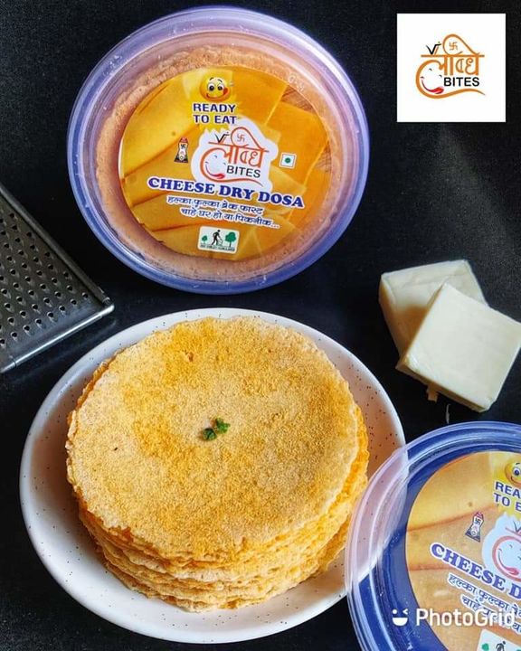Cheese dry dosa uploaded by Vardhmaan Industry labdhibites dry on 1/6/2022