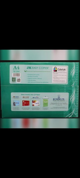 Jk copier paper uploaded by Samar Electric on 1/6/2022