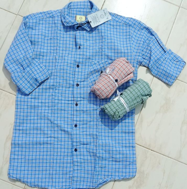 Checked cotton shirts uploaded by SIFaan online shop on 1/6/2022