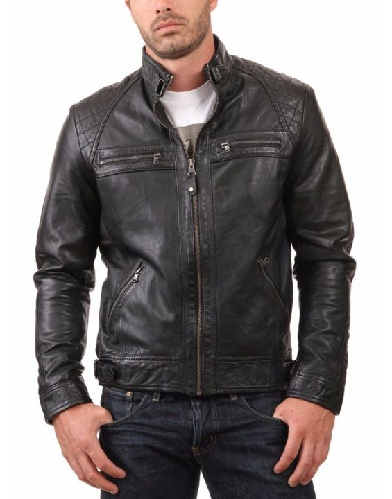 BeastEdge Leather biker jacket for men uploaded by business on 1/6/2022