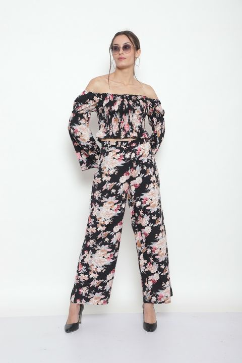 Crop top with wide leg trouser uploaded by business on 1/6/2022